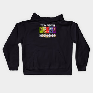 8-Bit Titan Fighter Kids Hoodie